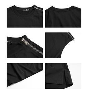 TI104 Débardeur unisexe d'été en maille 230 GSM 100% coton, grande taille, style urbain, coupe oversize, pour homme, écologique, respirant, long - Product Image 6