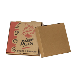 Pizza Boxes With Logo Printed Box Pizza 12 Inch For Food Environmentally Friendly Corrugated Customized Pizza Box