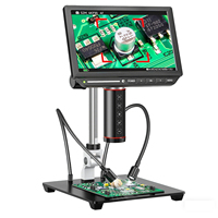 Microscope numérique LCD IPS 10,1 pouces personnalisé OEM d'usine 4K 13MP 1600X pour la soudure de circuits imprimés et la réparation électronique