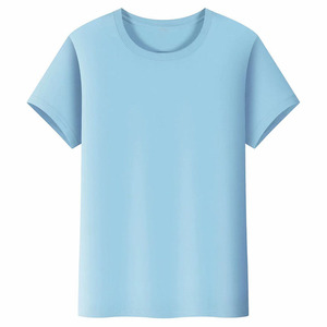 Fabricants de T-shirts OEM, <span class=keywords><strong>prix</strong></span> de gros, 100% coton tricoté, décontracté, vierge, écologique, 180 grammes, impression de logo personnalisée - Product Image 4