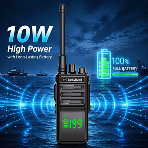 XUNLIBAO Suministro Directo de Fábrica F1880 IP68 Radio Bidireccional Impermeable de 10W, Stock Disponible, VHF UHF Doble Banda, Tipo-C, Portátil para Uso Marino - Product Image 3