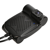 Caméra de Surveillance Voiture AHD Double Objectif 720P 4G avec Moniteur MDVR Intégré, ADAS, DMS, Avertissement de Fatigue au Vol, GPS, Beidou, Vision Nocturne et Interphone