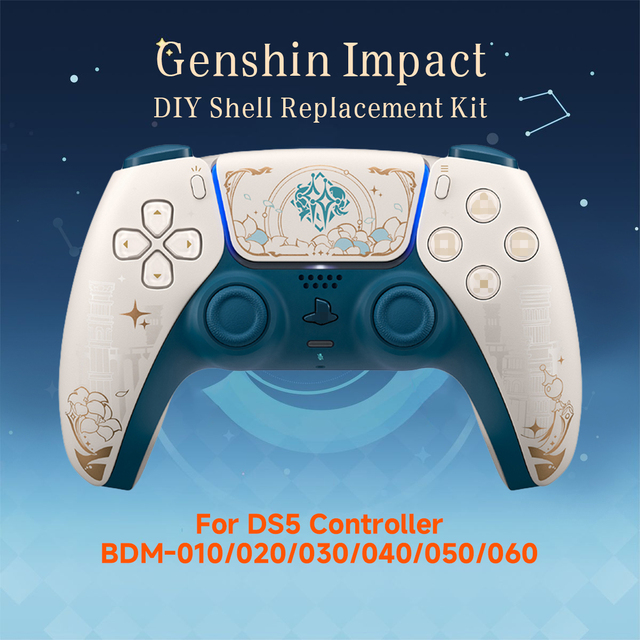 Suitable for the Complete Modification of the PS5 Controller Housing, Compatible with All Versions of BMD-010 to 060-new Pattern