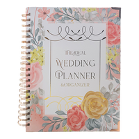 Agenda de mariage personnalisé polychrome Cahier d'agenda de prière avec gratitude de taille A5 pour planificateur adulte Cahier de journal
