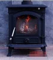 Réchaud pour bois en fonte avec four, approuvée de la fabrication, utou