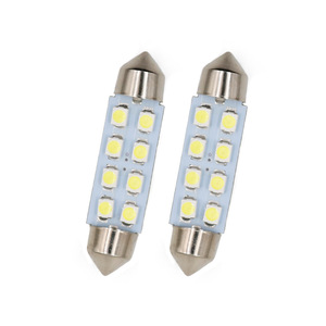 Ampoule intérieure LED double point à 8 lampes 1210 pour voiture, éclairage de toit de voiture, lampe de lecture pour voiture, 31, 36, 39, 41 mm - Product Image 5