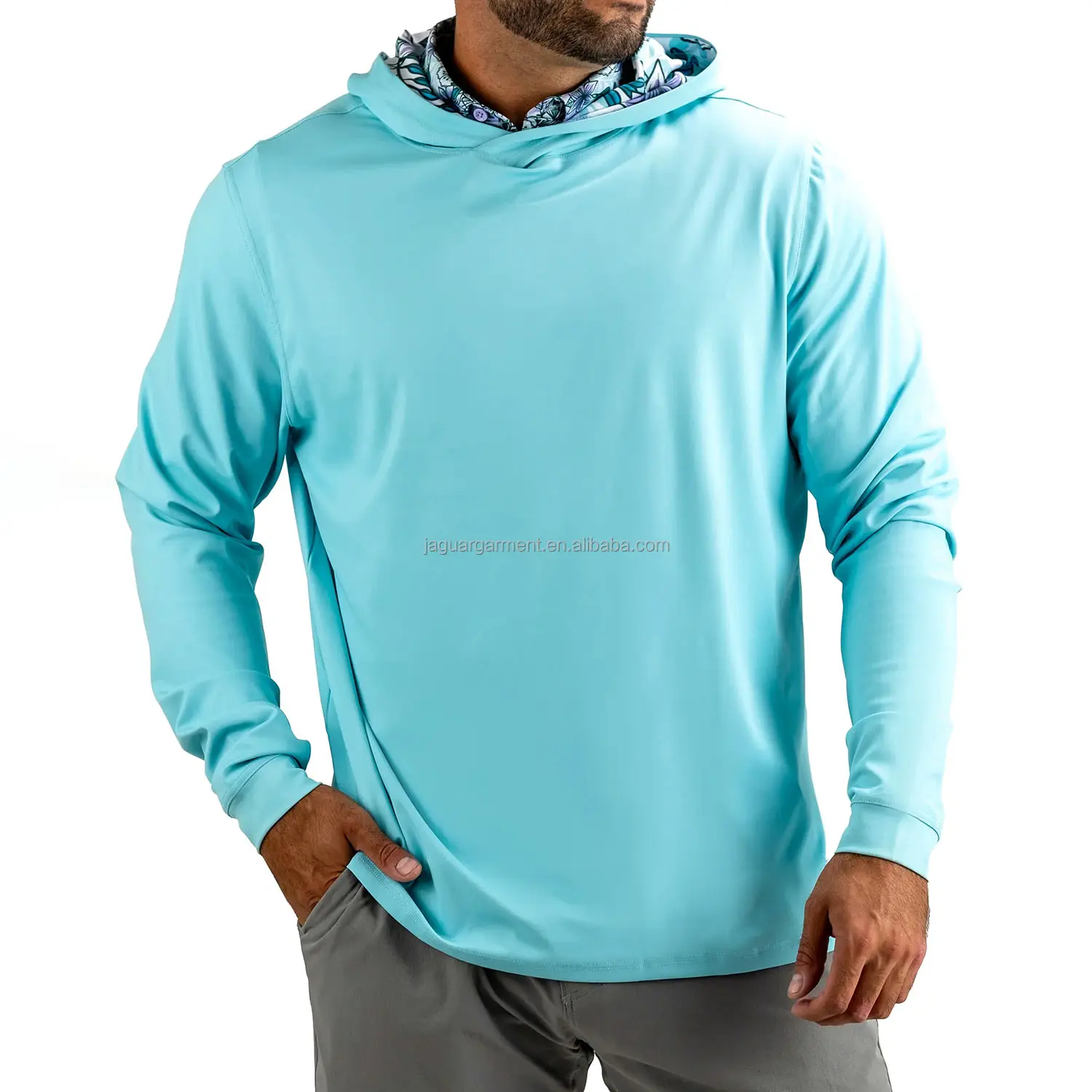 OEM High Quality Sweatshirt Oversize Comfortable Golf Hoodie Pullover Polyester Spandex Golf Hoodie For Men