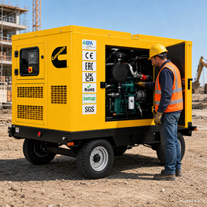 Generador Diésel Insonorizado Cummins Weichai Yuchai Ricardo Kofo a Precio Económico, 20kva 30kva 50kva 80kva 100kva, Generador Silencioso - Product Image 2