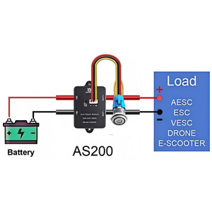 Interrupteur anti-étincelles à distance 200A, module électronique d'élimination d'arc, éliminateur d'arc pour connexion à courant élevé K56 - Product Image 4
