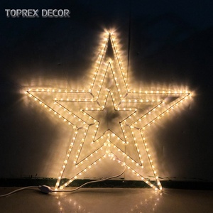 Étoiles de Noël décoratives extérieures lumières à led Vente en gros personnalisé Toprex Decor vacances - Product Image 1
