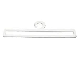 Factory outlet small plastic hanger baby clothes hanger white plastic hanger