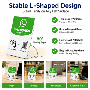 Support de table RFID pour affichage de menu, vente en gros, support d'affichage NFC pour table, panneau indicatif avec lecture de code QR - Product Image 4