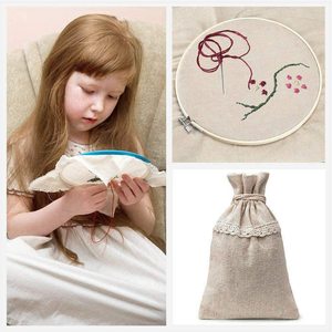 Couture en lin naturel, tissu pour broderie <span class=keywords><strong>de</strong></span> couleur unie, points <span class=keywords><strong>de</strong></span> <span class=keywords><strong>croix</strong></span>, <span class=keywords><strong>aida</strong></span>, pour la fabrication <span class=keywords><strong>de</strong></span> vêtement, décoration artisanale pour le bricolage - Product Image 6