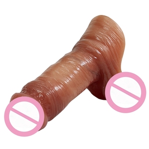 Большой силиконовый имитационный фаллоимитатор для мужчин, с зубами волка, эротический секс-продукт для взрослых с утолщенным увеличенным пенисом, носимый и мягкий - Product Image 4