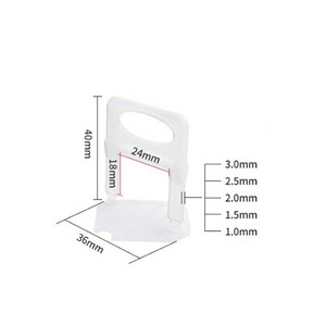 Nhựa màu trắng bền trong suốt tái sử dụng san lấp mặt bằng hệ thống Clip cách nhau Wedge gạch - Product Image 3