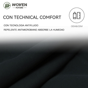Shaoxing Wovenfuture tejido de cuatro vías estiramiento 78-poliéster-18-Rayon-4-Spandex Hospital uniforme Scrub tela para uniforme quirúrgico - Product Image 3