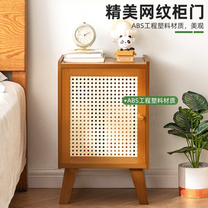 New style, simple and minimalist <b>small</b> bedside <b>table</b> for home use, bedroom bedside storage cabinet, multi-functional side - Product Image 3
