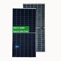 Panneau Solaire Jinko Bifacial Double Verre Topcon de Haute Qualité 72HL4-BDV 575W-600W 580W 585W 590W 595W 600W En Gros pour Entreprises