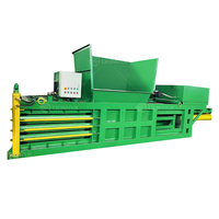 Compacteur horizontal de carton à économie d'énergie, presse à balles hydraulique automatique pour déchets de PET