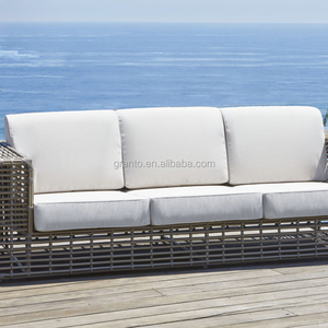 Phổ Biến Phong Cách Hiện Đại Ngoài Trời Mây Nội Thất Khách Sạn Wicker Sofa <span class=keywords><strong>Set</strong></span> - Product Image 4