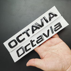 Logo 3D ABS <span class=keywords><strong>Octavia</strong></span> emblema lettere auto posteriore del bagagliaio adesivo per <span class=keywords><strong>Skoda</strong></span> - Product Image 3