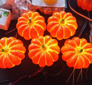 Lampe décorative d'extérieur en forme de citrouille LED pour Halloween, sculpture lumineuse pour parcs et jardins - Product Image 6