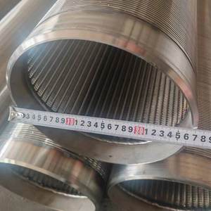 Écrans en fil <span class=keywords><strong>de</strong></span> fer torsadé <span class=keywords><strong>de</strong></span> 8, 9, 10 et 12 pouces, type Johnson Pipe, pour le forage <span class=keywords><strong>de</strong></span> puits d'eau et le filtrage - Product Image 3