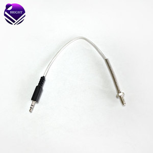 Capteur de température BRIGHT Type <span class=keywords><strong>PT100</strong></span> avec gaine et connecteur à trois contacts – Offre Spéciale - Product Image 1
