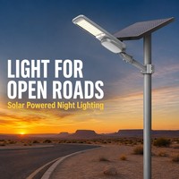Luminaire LED solaire extérieur à bras réglable, monocristallin 60AH, pour éclairage commercial de voies d'accès