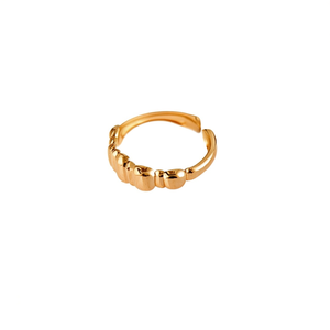 Fashion <b>Rings</b> 316L Stainless Steel PVD Gold Plating Sustainable Resistant Jewelry For Women Men Stackable <b>Ring</b> - Product Image 2