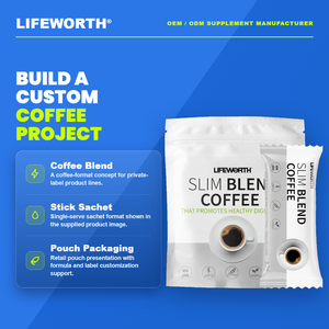 Café Lifeworth para Quemar Grasa, Café Verde Instantáneo Natural para Adelgazar y Belleza - Product Image 2