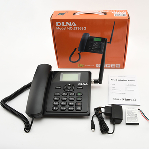 Téléphone <span class=keywords><strong>sans</strong></span> <span class=keywords><strong>fil</strong></span> double mode 4G/<span class=keywords><strong>VoIP</strong></span>, téléphone de bureau réseau WiFi/SIP, ligne fixe DLNA ZT968G - Product Image 1