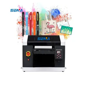 Mini Digitale 3045 A3 Met Vernis Grootte Dtf Uv Inkjet Flatbed Printer Voor Business Idee Label Drukmachine Voor Kleine Bedrijven