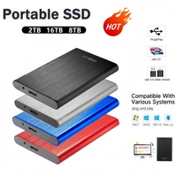 SSD Esterno Portatile SMX a Funzionamento Silenzioso da 512GB-2TB per Archiviazione Desktop, Laptop e PC