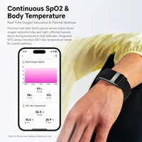 Bracelet intelligent sans écran IP67, ECG, fréquence cardiaque, oxygène sanguin, suivi du sommeil, charge magnétique, bracelet sport intelligent