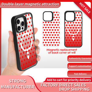 Drahtloses Laden Mag Magnetic Safe für iPhone 16 Pro Max 13 15 Pro 14 Plus <span class=keywords><strong>E</strong></span> Durchscheinen des hartes Doppelschicht-PC-Gehäuse - Product Image 5