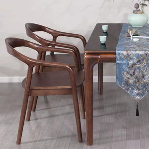 Стул обеденный из массива дерева, в стиле ретро - Product Image 4