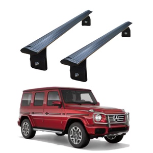Mercedes G W463 Roof Rack Cross Bars Rain Gutters Aluminum <b>Luggage</b> <b>Carrier</b> 1989-2018 - Product Image 1
