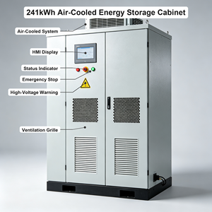 Système de stockage d'énergie en conteneur Jingsun personnalisé de 241 kWh, 20GP, refroidi par air, pour usage commercial et industriel, batterie BESS - Product Image 1