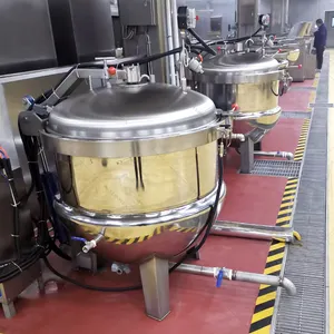 500/1000 Liter Pressure Cookers Stainless Steel Electric Industrial Pressure Steam Cooker Meat Pressure Cooker