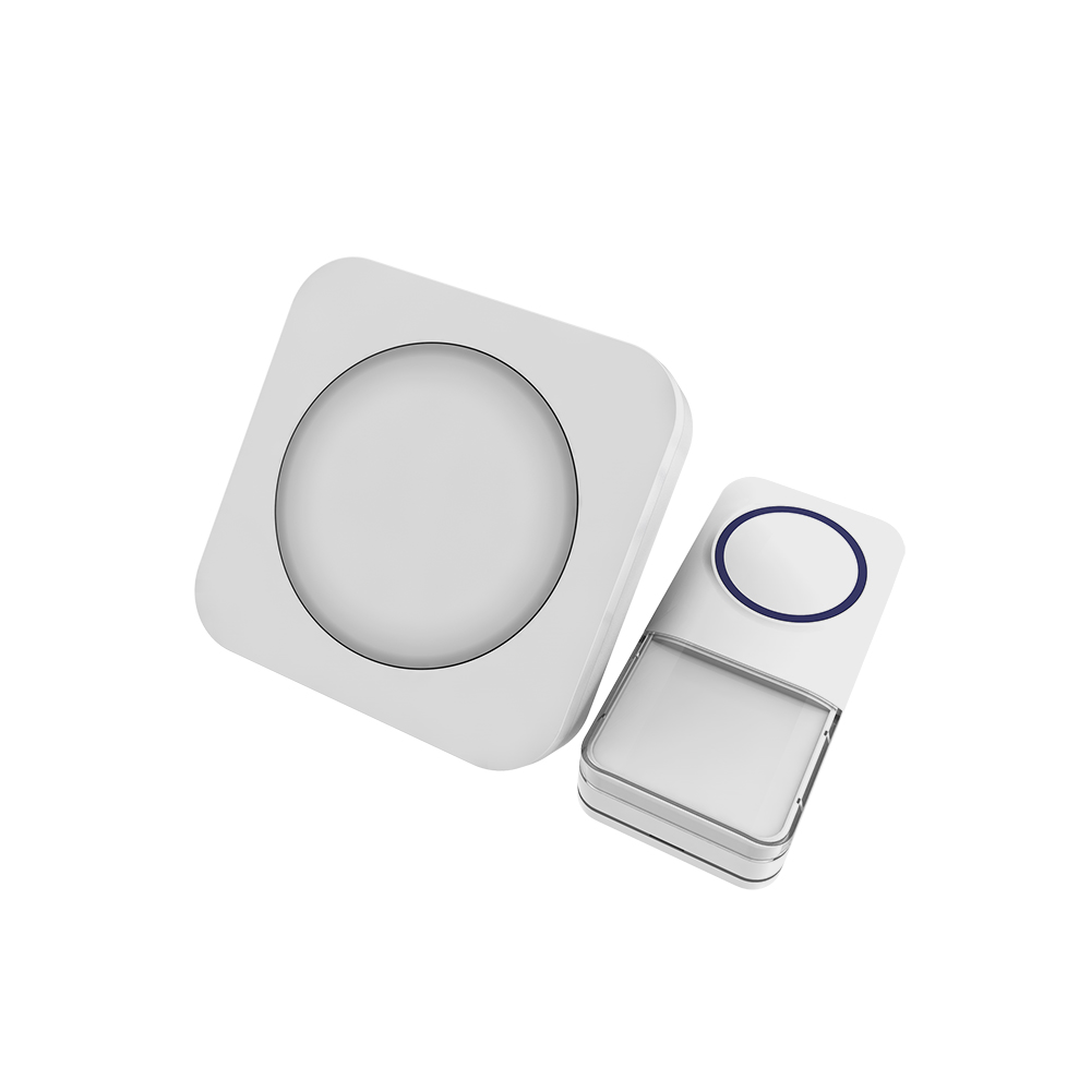 Night Light Doorbell for Deaf Sound Recordable 7 Color Door Bell Wireless Doorbell