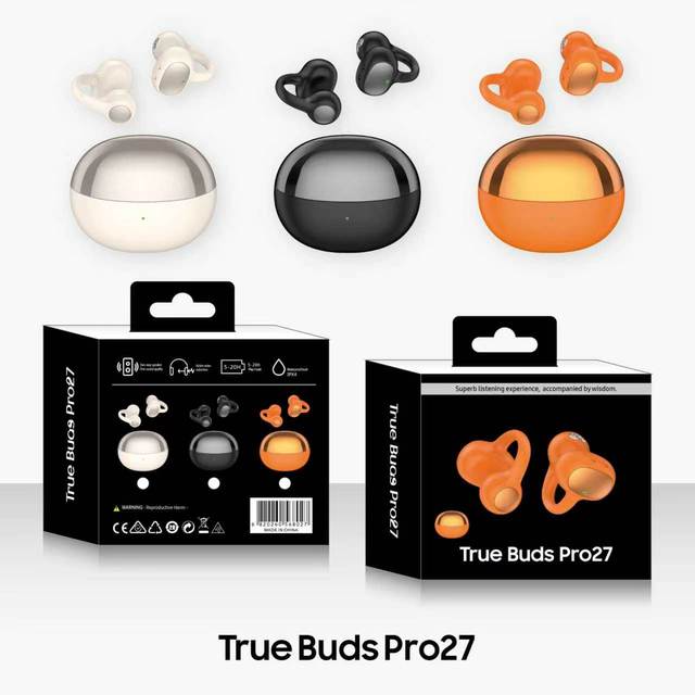 New Cross-border Best-selling Ear Clip Buds Pro27 for IPX4 Waterproof Open-ear Sports Headphones Voice Control Seamless