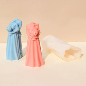 <span class=keywords><strong>คู่</strong></span>กอดเทียนหอมระเหยแม่พิมพ์ซิลิโคนสามมิติเจ้า<span class=keywords><strong>สาว</strong></span>เจ้าบ่าวชุดแต่งงานลดลงแม่พิมพ์ตกแต่งพลาสเตอร์กาว - Product Image 3