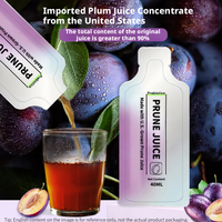 Boisson prébiotique Prune pour la perte de poids, la détoxification, le nettoyage intestinal, la digestion quotidienne des repas
