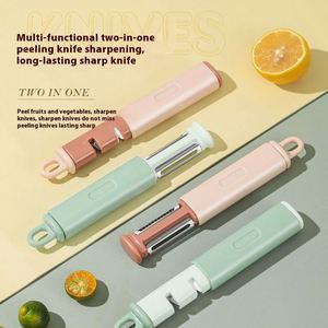 Three-in-One Ceramic Kitchen Gadgets Portable <b>Knife</b> <b>Sharpener</b> Peeler Shredder for Multi-Use Wholesale - Product Image 2