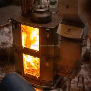 חיצונית רב דלק לשרוף תנור תנור נירוסטה באיכות גבוהה נירוסטה <span class=keywords><strong>diy</strong></span> multipunction קמין אוהל תנור אח תנור - Product Image 6