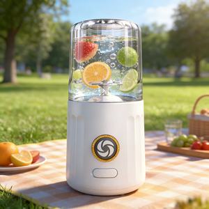 USB Rechargeable Portable Smoothies <b>Maker</b> 260ml 2000mAh Stainless Steel Blade Ice Crushing Turbo Blender BPA Free Leak Proof - Product Image 6