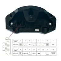Jual grosir pabrik Odometer digital motor Tachometer dashboard dengan lampu EFI untuk motor Honda CB190R