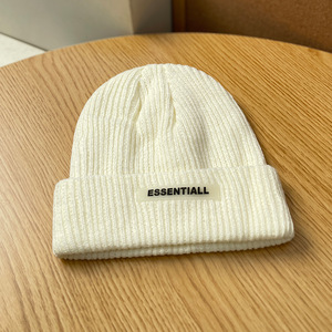 Gorro de punto cálido unisex con bordado y etiqueta tejida y etiqueta de silicona-Gorro de invierno de moda Suministro directo de fábrica - Product Image 2