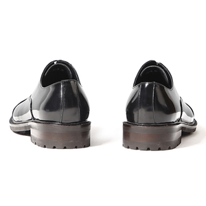 Chaussures Oxford en cuir véritable pour hommes, style britannique, formelles, en cuir de vachette brillant, rehaussantes, à semelle épaisse et souple - Product Image 6